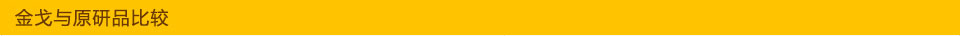 金戈與原研品比較
